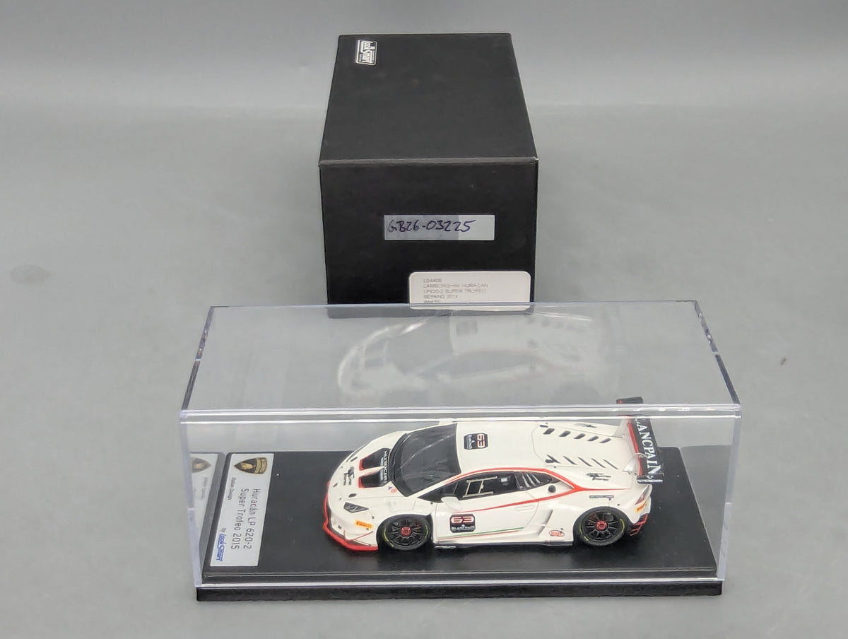 Modellautos 1:43 Looksmart Lamborghini Huracan LP620-2 ST Sepang 2014 #63 OVP