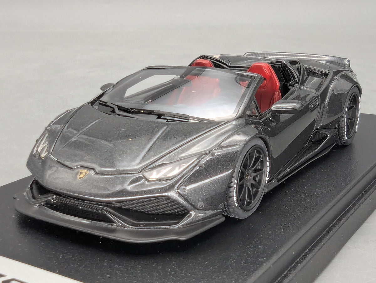 Modellautos 1:43 Looksmart LS470A Lamborghini Huracan Spyder Grigio Lynx mit OVP