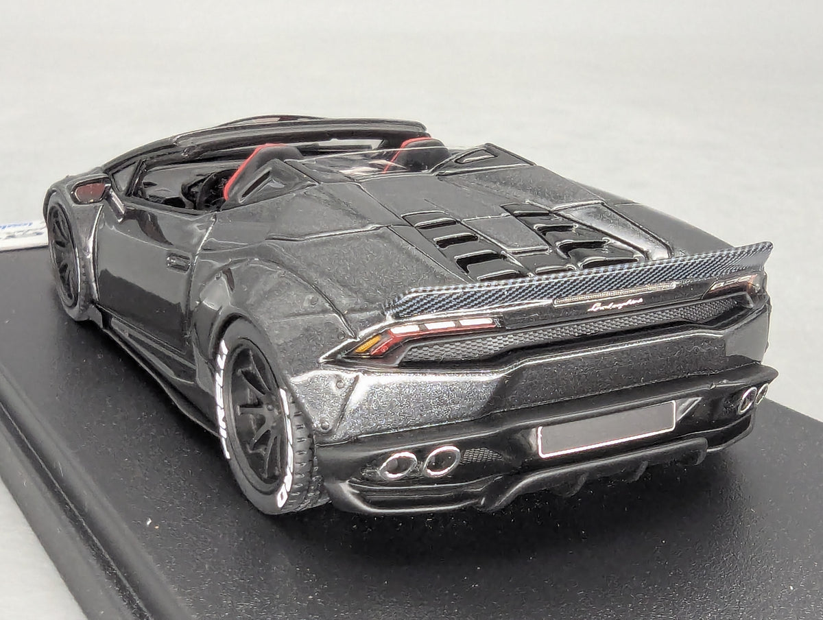 Modellautos 1:43 Looksmart LS470A Lamborghini Huracan Spyder Grigio Lynx mit OVP