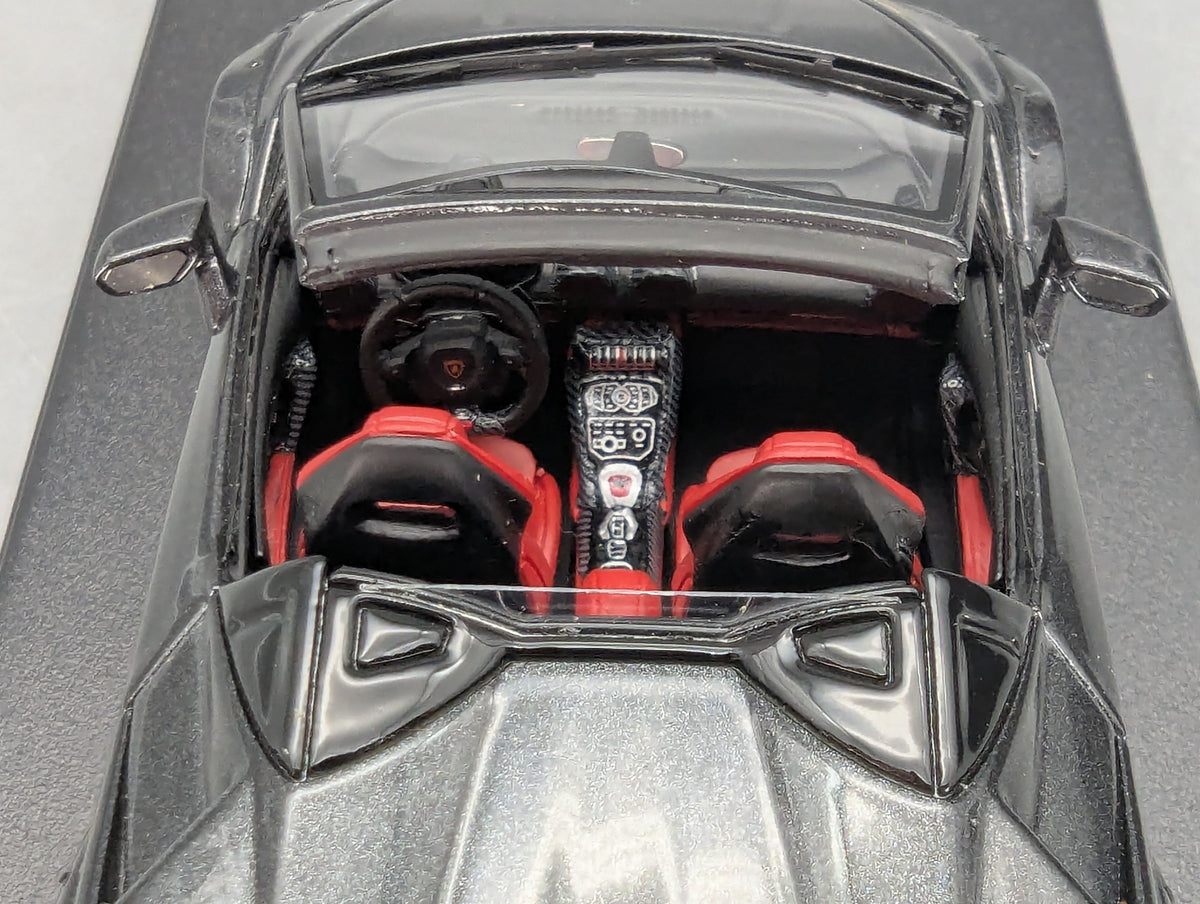 Modellautos 1:43 Looksmart LS470A Lamborghini Huracan Spyder Grigio Lynx mit OVP