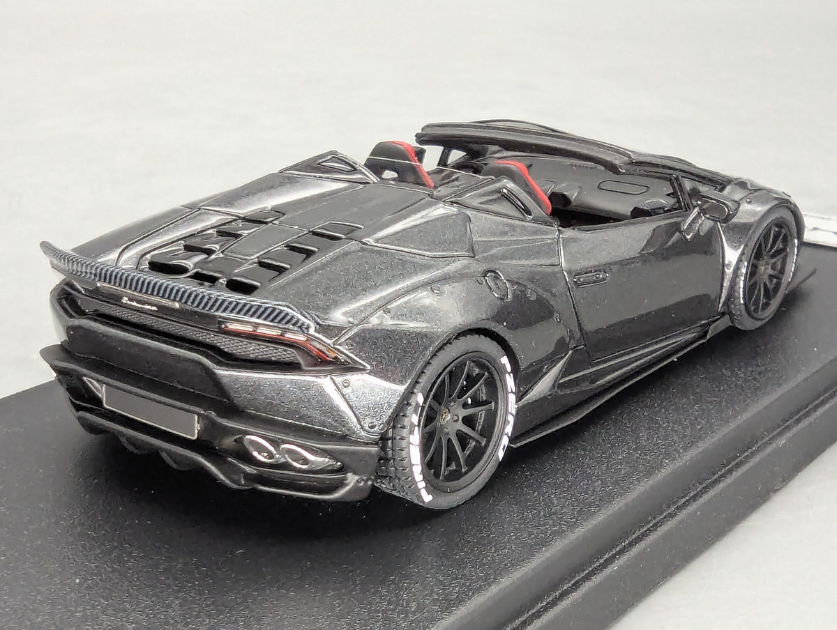 Modellautos 1:43 Looksmart LS470A Lamborghini Huracan Spyder Grigio Lynx mit OVP