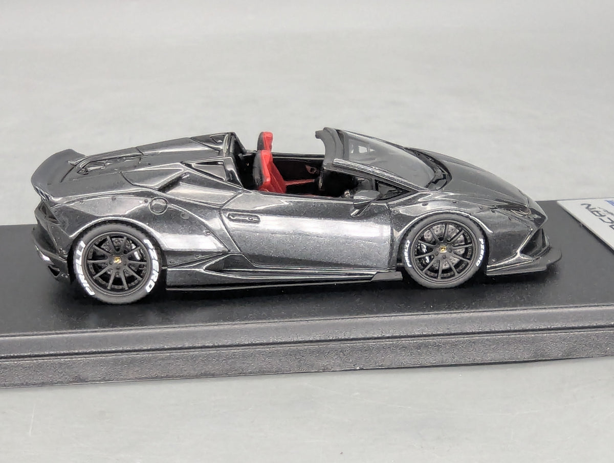 Modellautos 1:43 Looksmart LS470A Lamborghini Huracan Spyder Grigio Lynx mit OVP