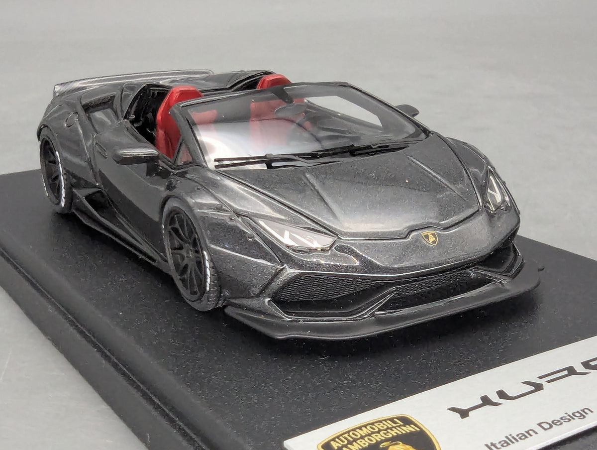 Modellautos 1:43 Looksmart LS470A Lamborghini Huracan Spyder Grigio Lynx mit OVP