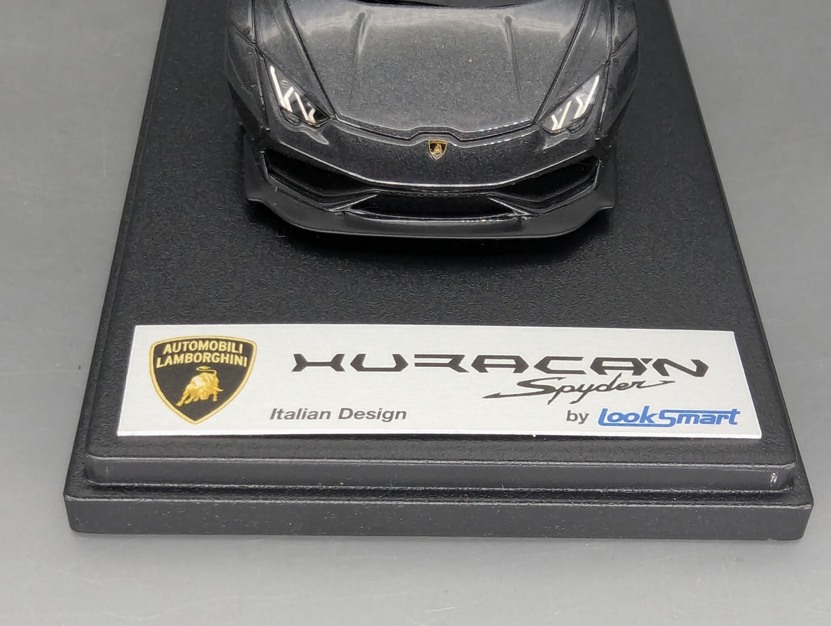 Modellautos 1:43 Looksmart LS470A Lamborghini Huracan Spyder Grigio Lynx mit OVP