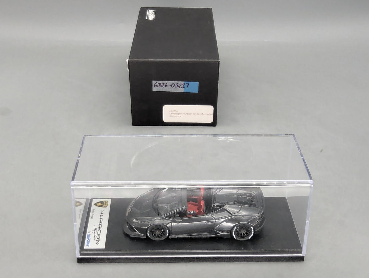 Modellautos 1:43 Looksmart LS470A Lamborghini Huracan Spyder Grigio Lynx mit OVP