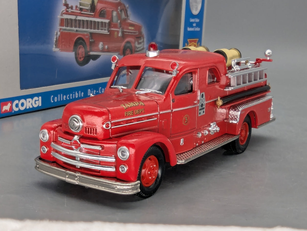 Modellautos 1:50 Corgi Classics US0502 Seagrave Anniv. Pumper Tampa Fl. mit OVP