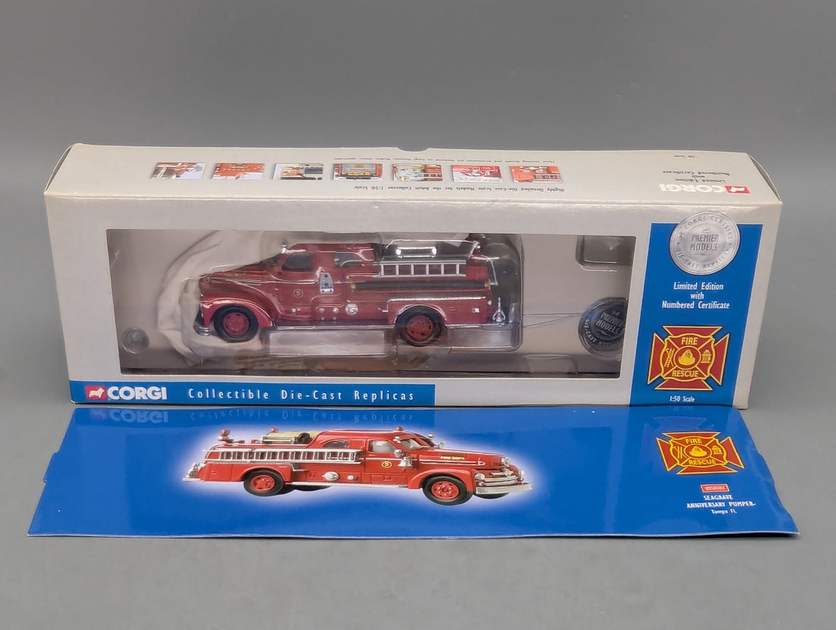 Modellautos 1:50 Corgi Classics US0502 Seagrave Anniv. Pumper Tampa Fl. mit OVP