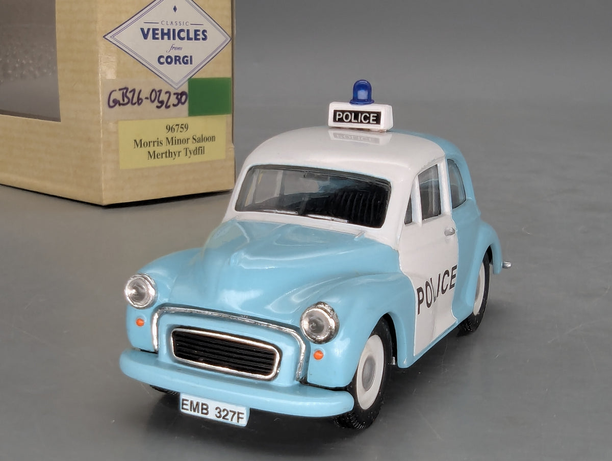 Modellautos 1:43 nicht 1:50 Corgi 96759 Morris Minor Saloon Polizei mit OVP