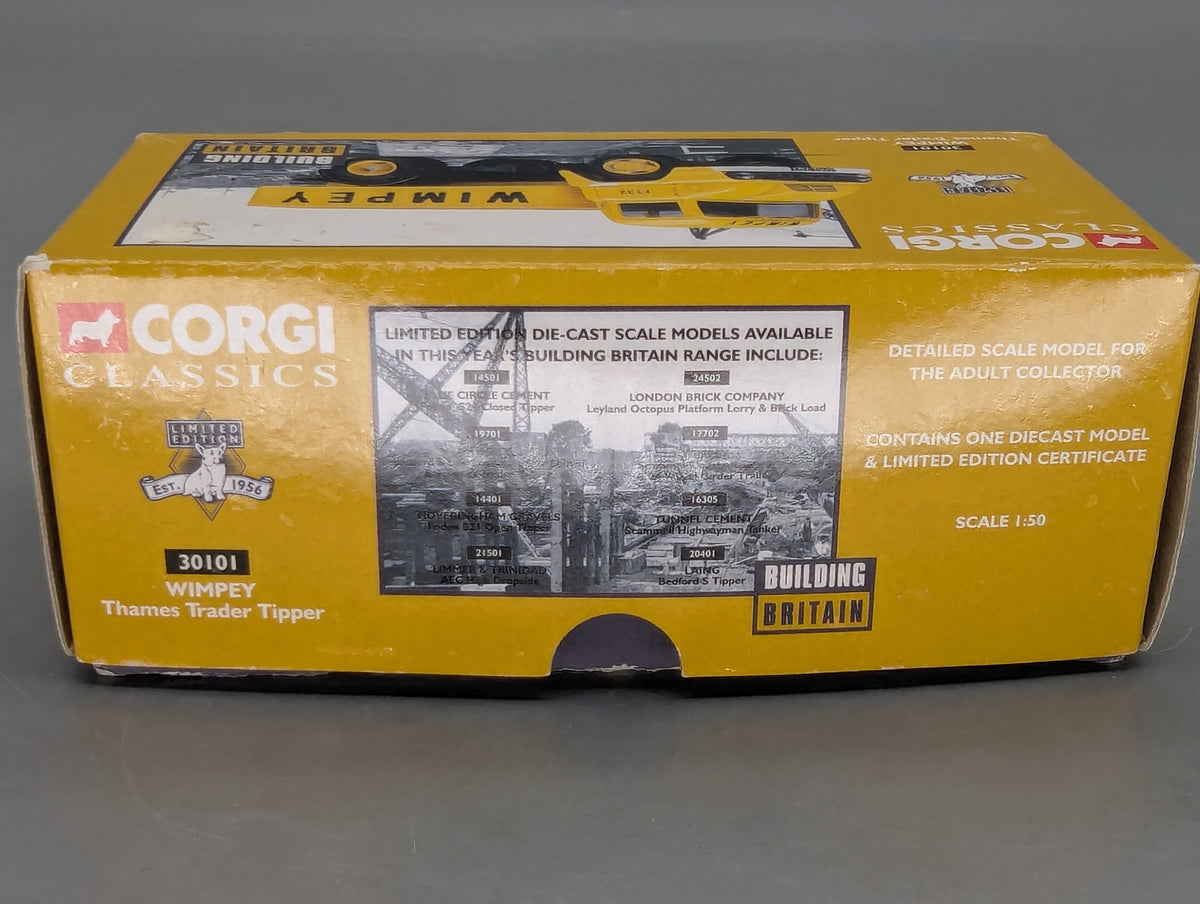 LKW Modell 1:50 Corgi Classics 30101 Wimpey Thames Trader Tipper Gelb mit OVP