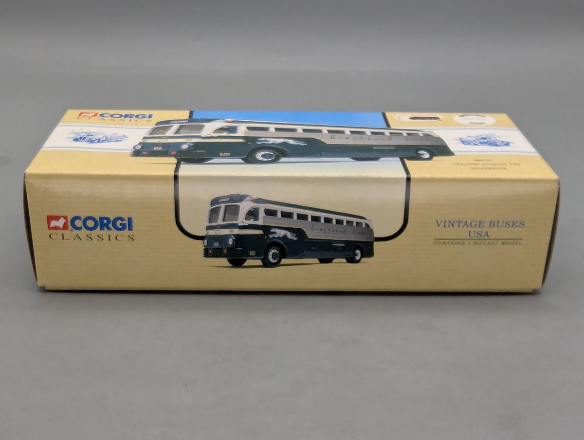 Bus Modell 1:50 Corgi Classics 98470 Yellow Coach 743 Silverside Greyhound OVP