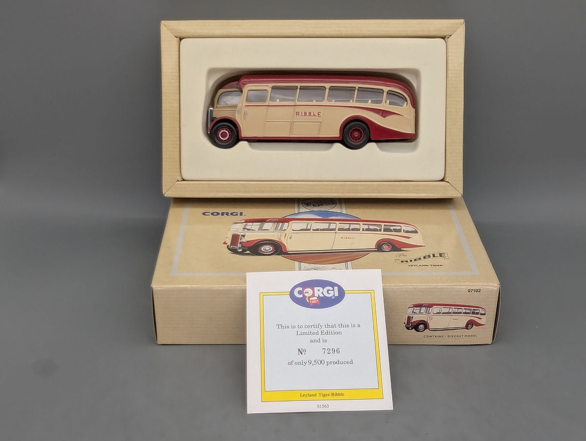 Bus Modell 1:50 Corgi Classics 97192 Leyland Tiger Coach The Ribble mit OVP