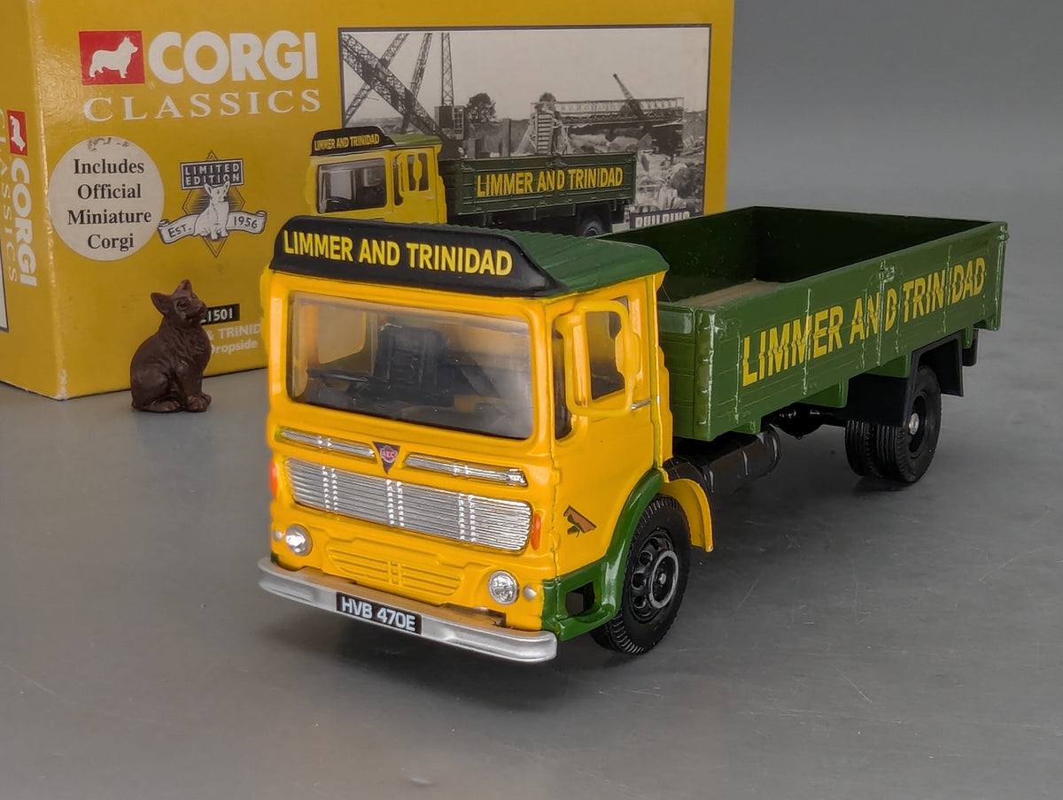 LKW Modell 1:50 Corgi Classics 21501 AEC Dropside Limmer & Trinidad mit OVP