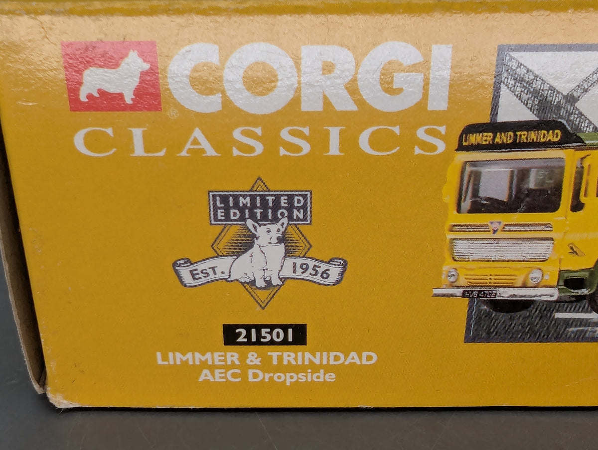 LKW Modell 1:50 Corgi Classics 21501 AEC Dropside Limmer & Trinidad mit OVP
