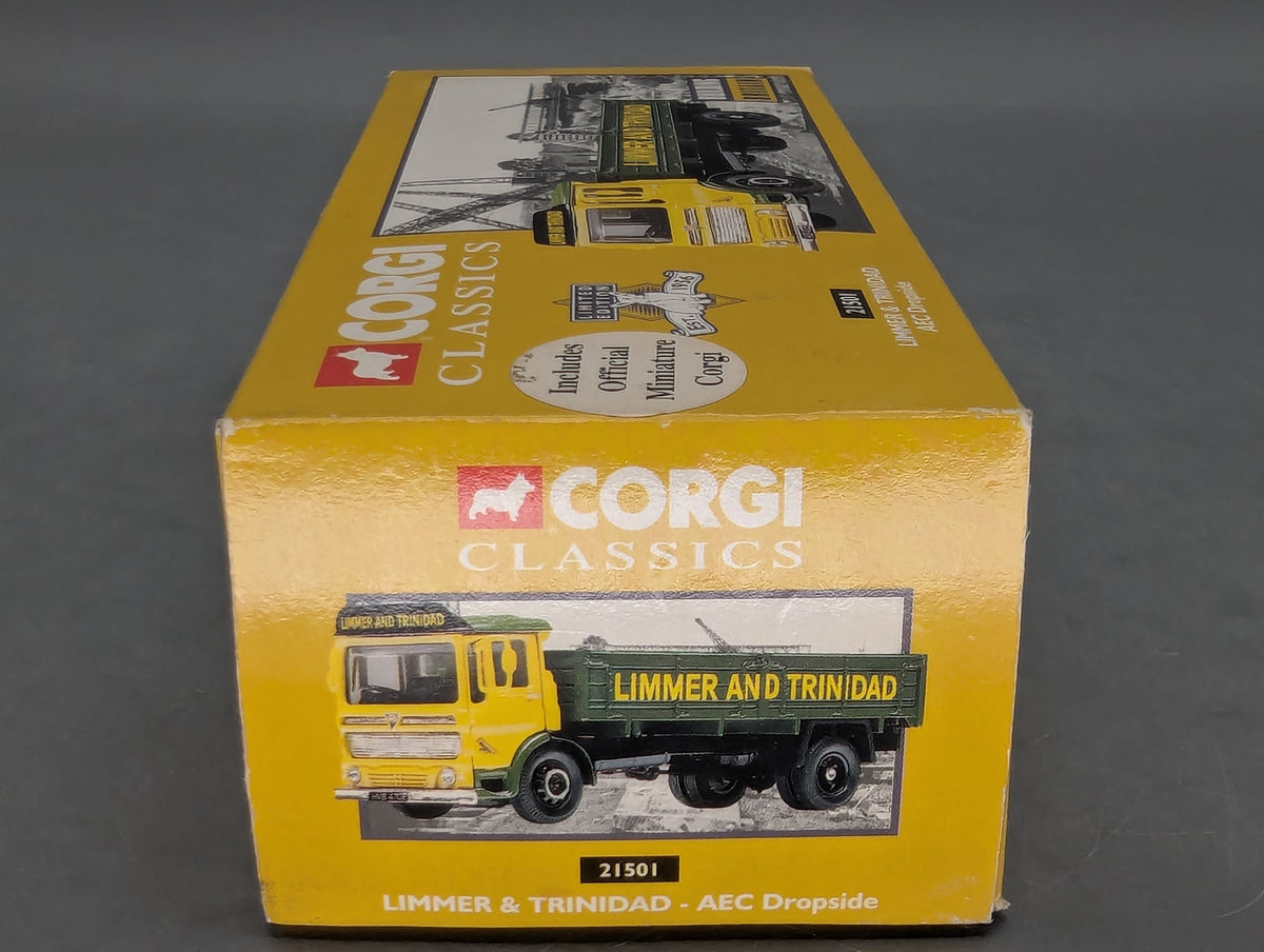 LKW Modell 1:50 Corgi Classics 21501 AEC Dropside Limmer & Trinidad mit OVP