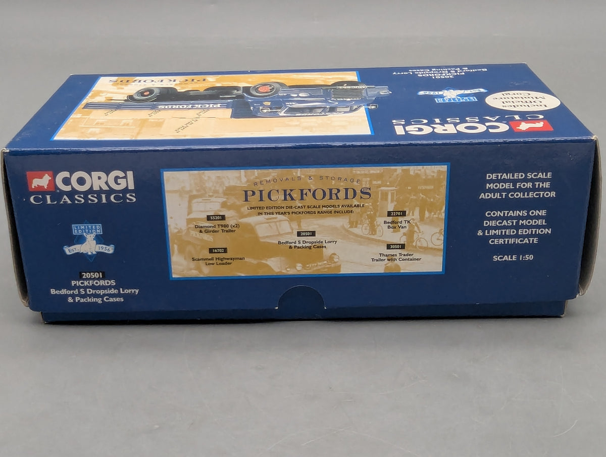 LKW Modell 1:50 Corgi Classics 20501 Bedford S Dropside Lorry Pickfords mit OVP