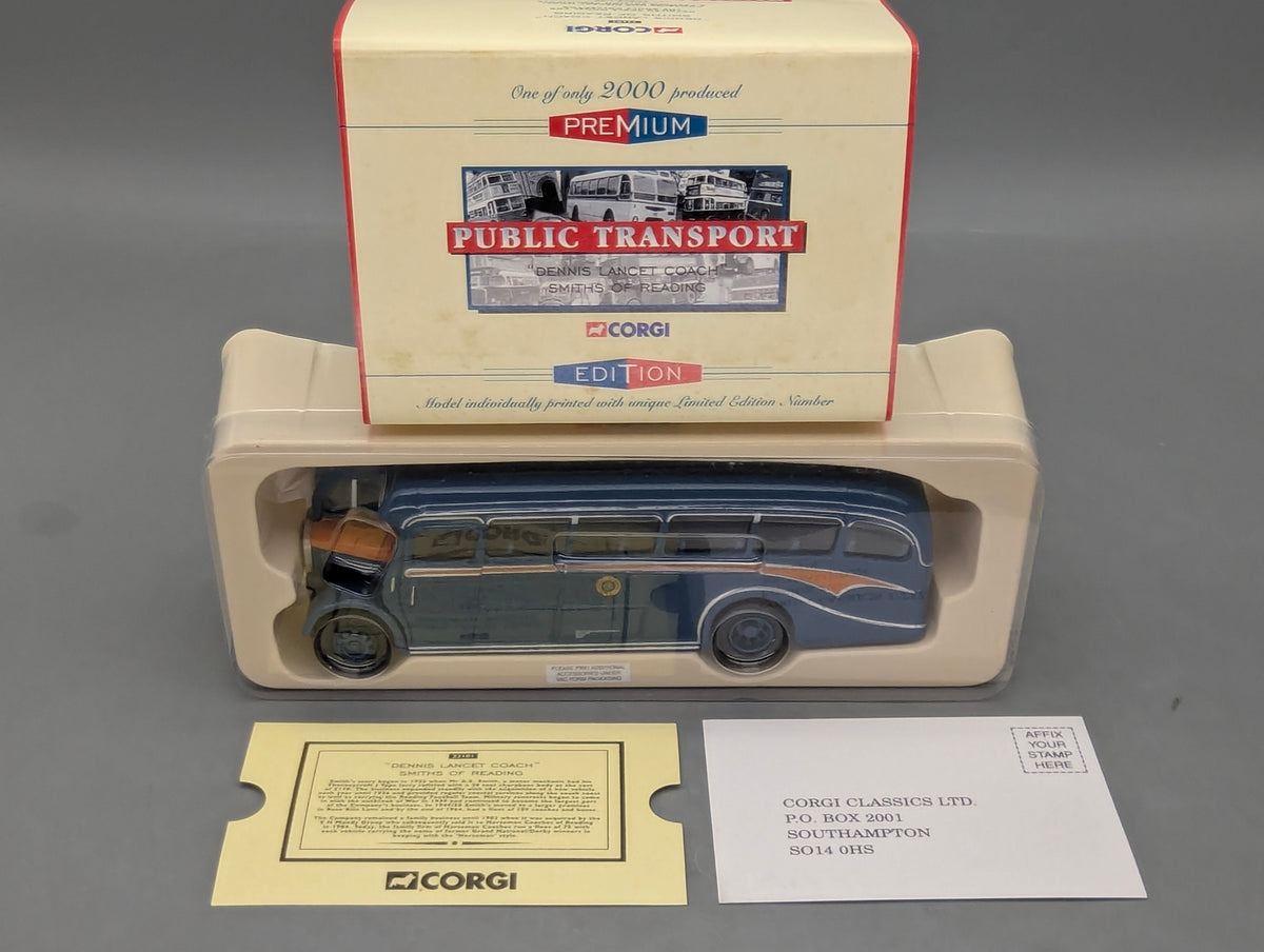 Bus Modell 1:50 Corgi Classics 33101 Dennis Lancet Coach Smiths Of Reading OVP