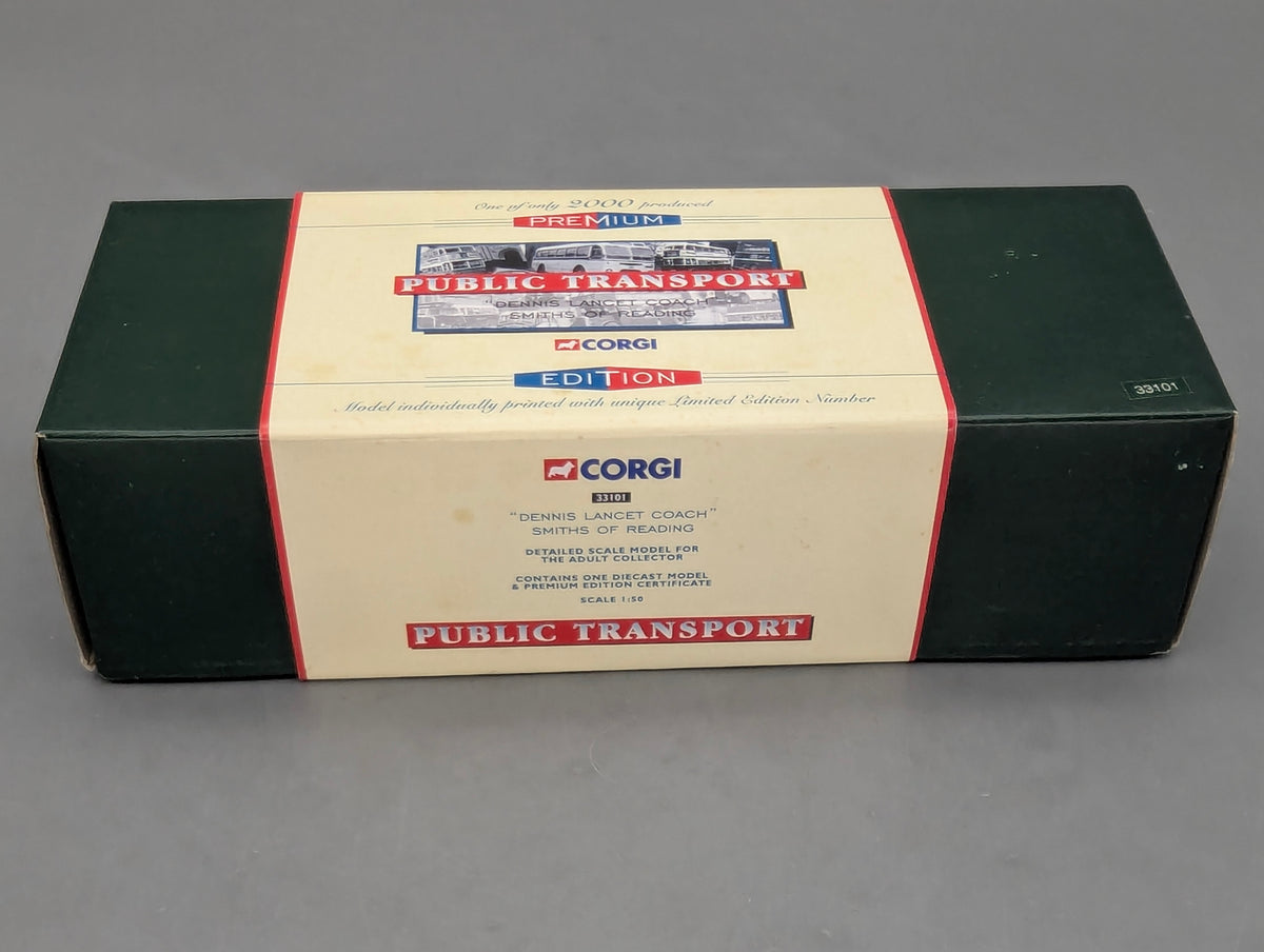 Bus Modell 1:50 Corgi Classics 33101 Dennis Lancet Coach Smiths Of Reading OVP