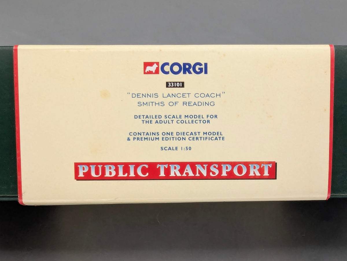 Bus Modell 1:50 Corgi Classics 33101 Dennis Lancet Coach Smiths Of Reading OVP