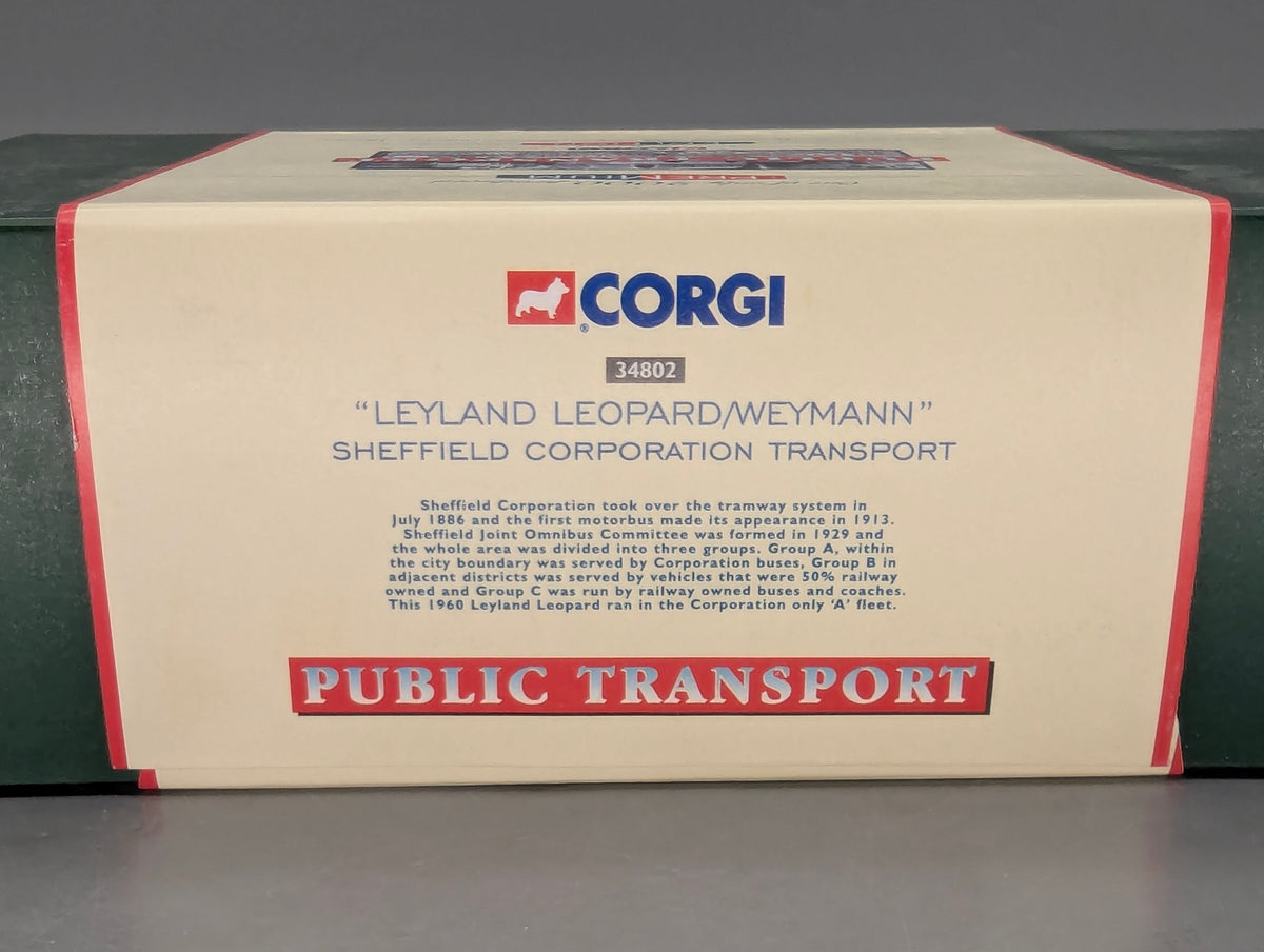 Bus Modell 1:50 Corgi Classics 34802 Leyland Leopard Weymann Sheffield mit OVP