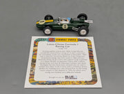 Modellautos 1:43 Corgi Toys 155 Lotus-Climax Formula 1 Replikat Zertifikat OVP