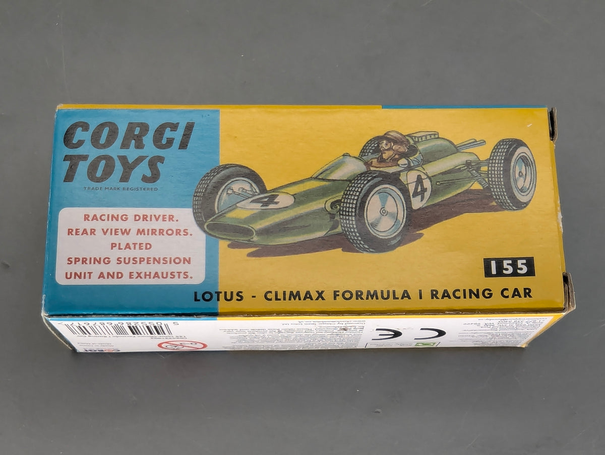 Modellautos 1:43 Corgi Toys 155 Lotus-Climax Formula 1 Replikat Zertifikat OVP
