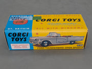 Modellautos 1:43 Corgi Toys Ford Thunderbird Open Sports Replikat Zertifikat OVP