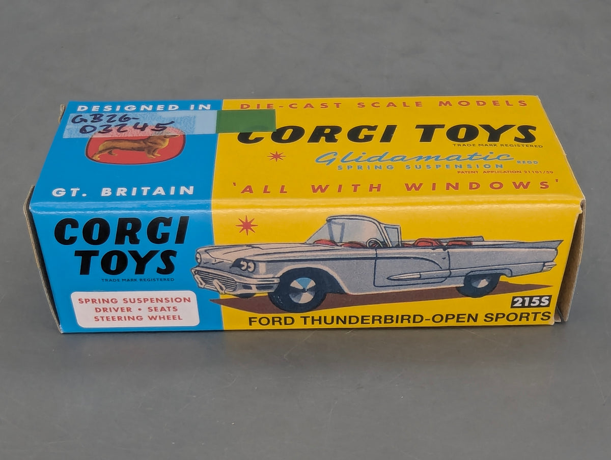 Modellautos 1:43 Corgi Toys Ford Thunderbird Open Sports Replikat Zertifikat OVP