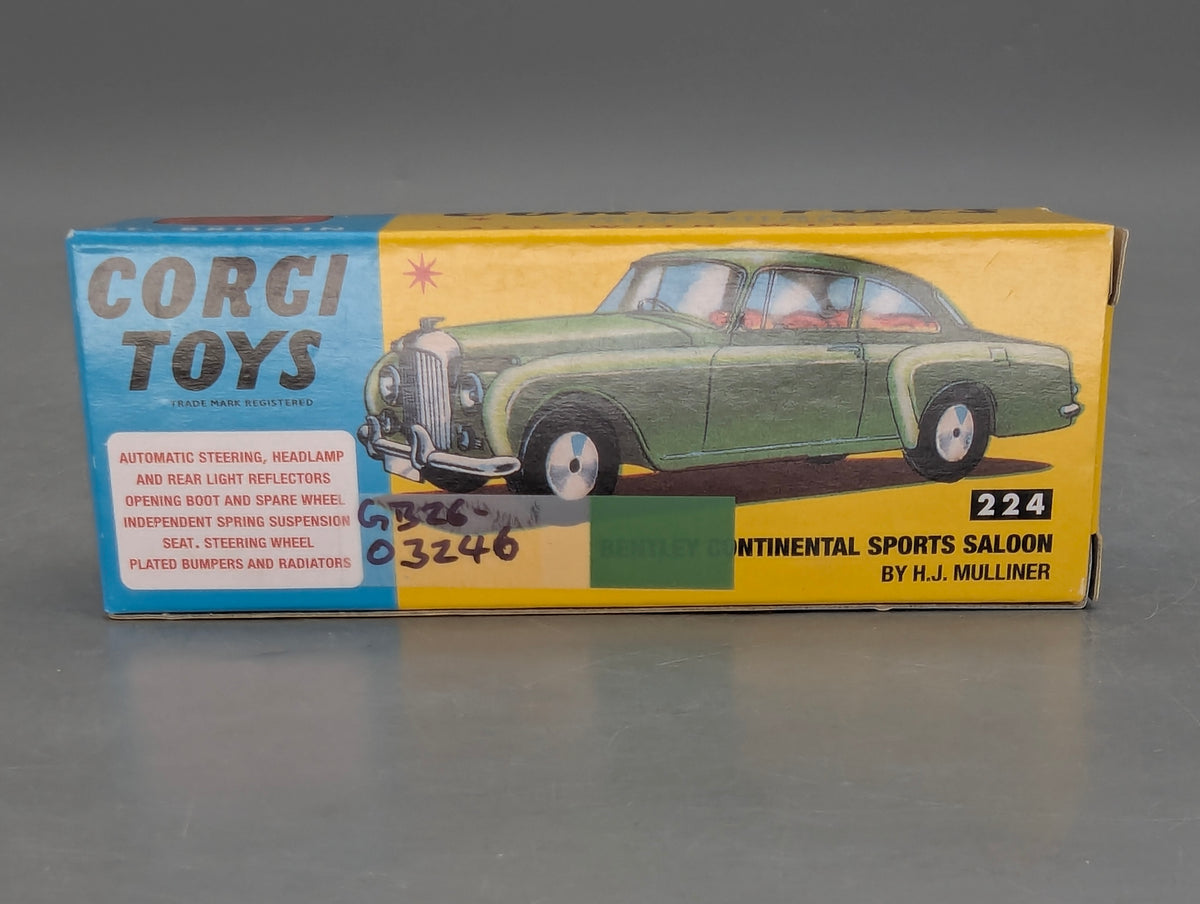 Modellautos 1:43 Corgi Toys Bentley Continental Sports S Replikat Zertifikat OVP