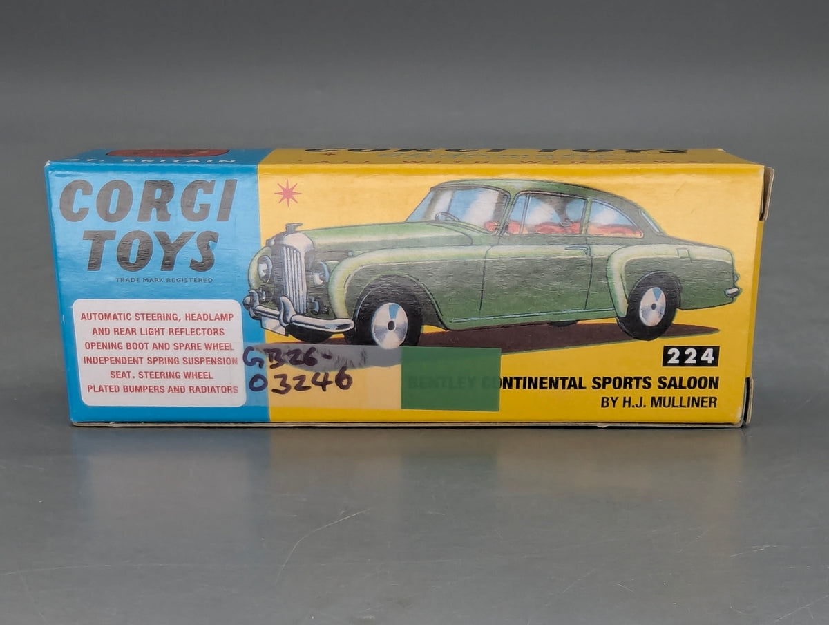 Modellautos 1:43 Corgi Toys Bentley Continental Sports S Replikat Zertifikat OVP