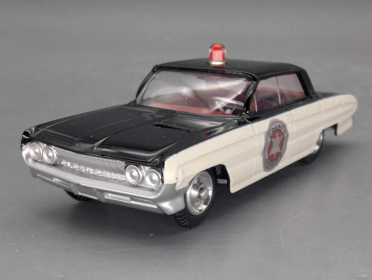Modellautos 1:43 Corgi Toys 237 Oldsmobile Sheriff Car Replikat Zertifikat OVP