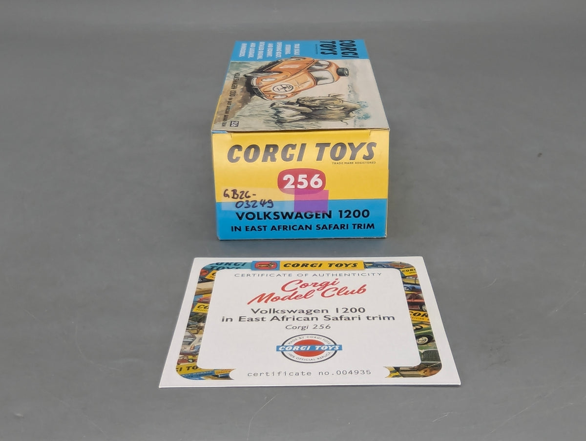 Modellautos 1:43 Corgi Toys 256 VW 1200 Safari & Nashorn Replikat Zertifikat OVP