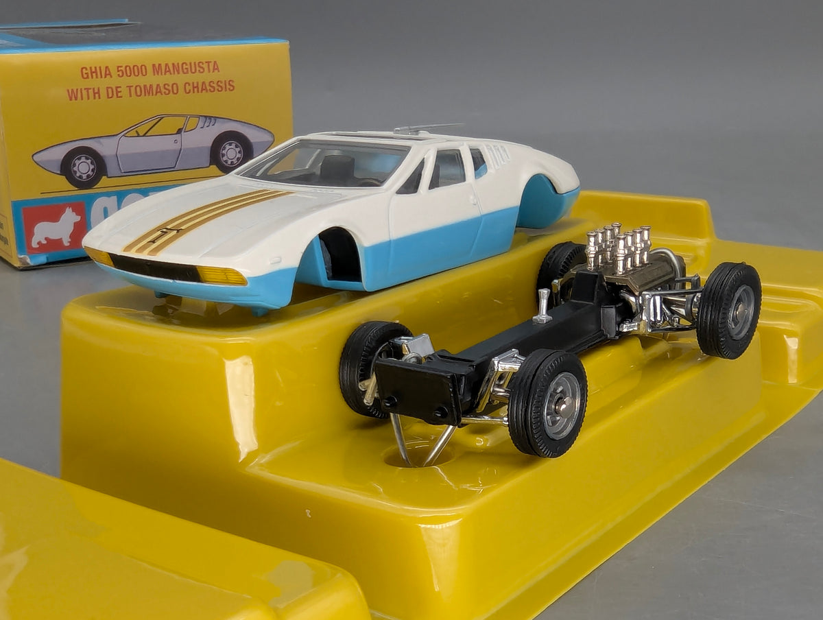 Modellautos 1:43 Corgi Toys 271 Ghia 5000 Mangusta Replikat Zertifikat OVP