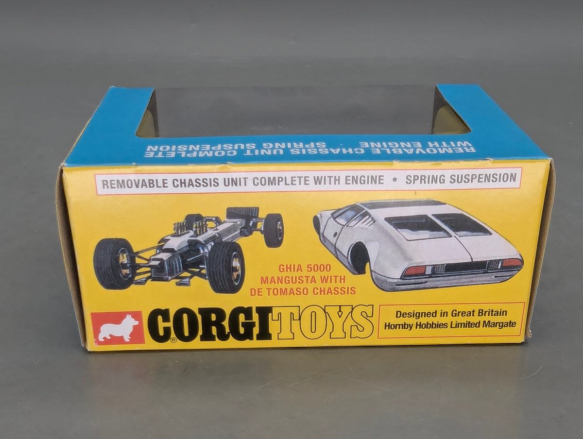 Modellautos 1:43 Corgi Toys 271 Ghia 5000 Mangusta Replikat Zertifikat OVP