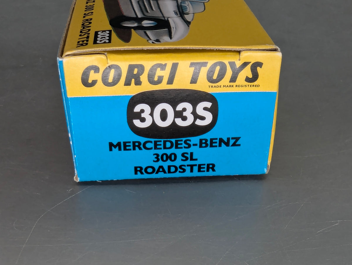 Modellautos 1:43 Corgi Toys 303S Mercedes 300SL Roadster Replikat Zertifikat OVP