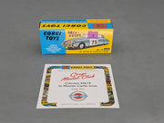 Modellautos 1:43 Corgi Toys 323 Citroen DS19 RMC 1965 Replikat Zertifikat OVP