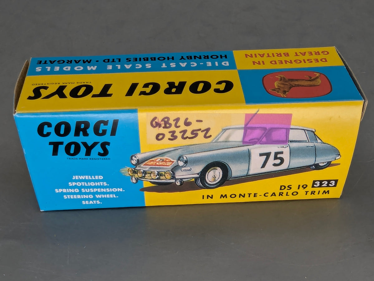 Modellautos 1:43 Corgi Toys 323 Citroen DS19 RMC 1965 Replikat Zertifikat OVP
