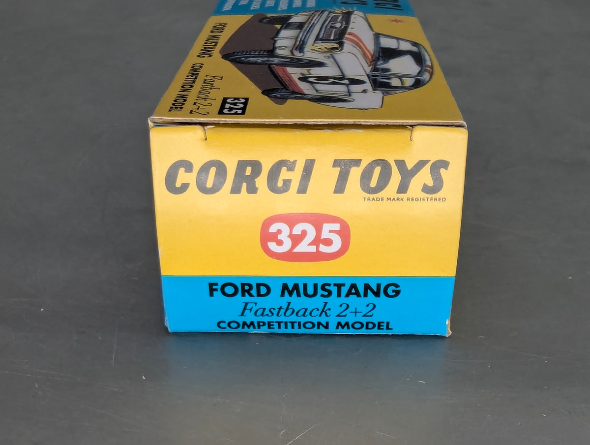 Modellautos 1:43 Corgi Toys 325 Ford Mustang Fastback Replikat Zertifikat OVP
