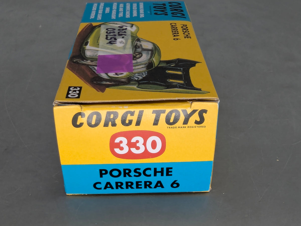 Modellautos 1:43 Corgi Toys 330 Porsche Carrera 6 Replikat Zertifikat OVP
