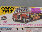 Modellautos 1:43 Corgi Toys 339 BMC Mini Cooper S #177 Replikat Zertifikat OVP