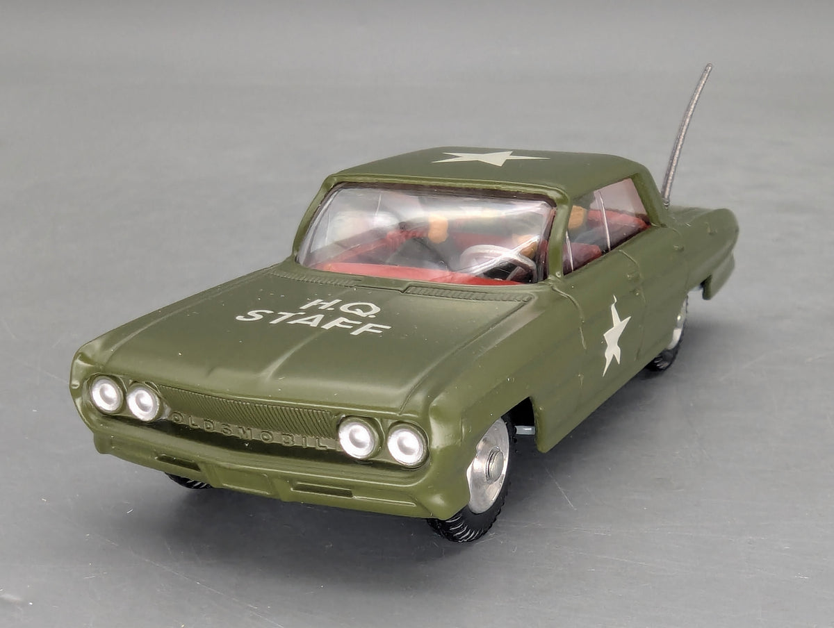 Modellautos 1:43 Corgi Toys 358 Oldsmobile H.Q. Staff Replikat Zertifikat OVP