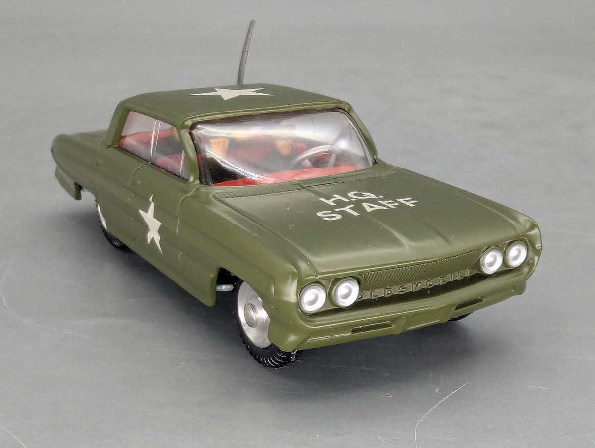 Modellautos 1:43 Corgi Toys 358 Oldsmobile H.Q. Staff Replikat Zertifikat OVP