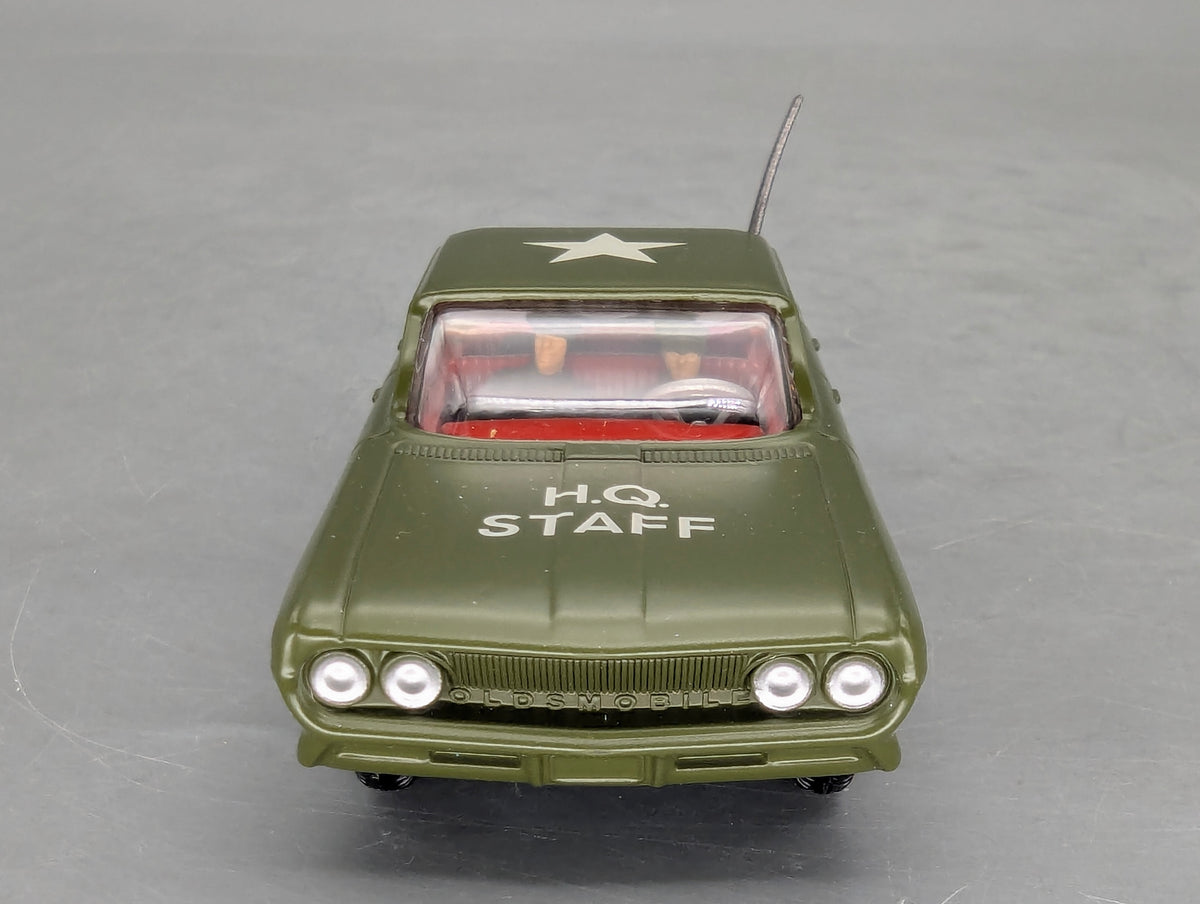 Modellautos 1:43 Corgi Toys 358 Oldsmobile H.Q. Staff Replikat Zertifikat OVP