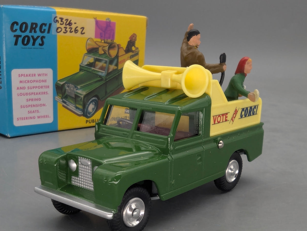 Modellautos 1:43 Corgi Toys 472 Land Rover Public Address Vehicle Replikat OVP