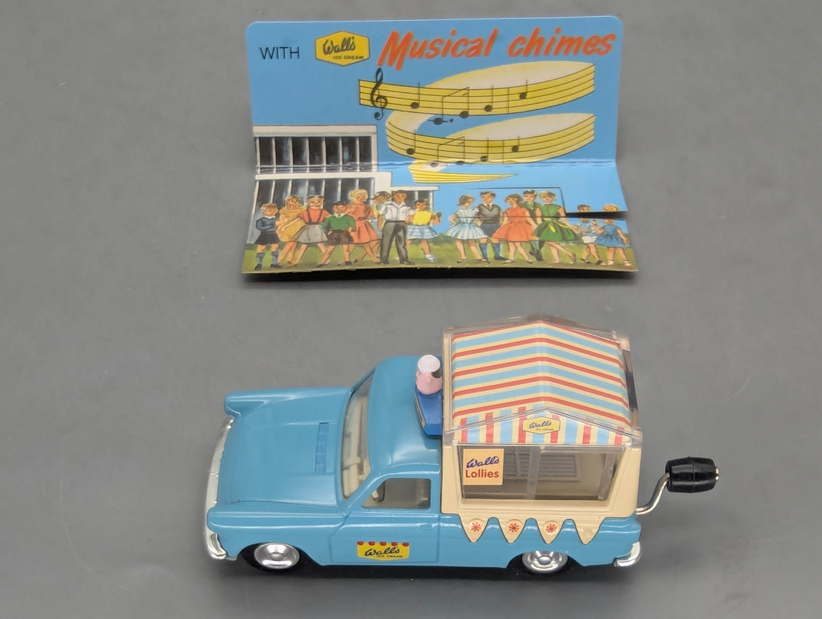 Modellautos 1:43 Corgi Toys Wall's Ford Thames mit Musik Replikat Zertifikat OVP