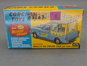 Modellautos 1:43 Corgi Toys Wall's Ford Thames mit Musik Replikat Zertifikat OVP