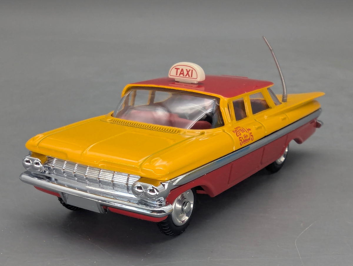 Modellautos 1:43 Corgi Toys 480 Chevrolet Taxi Cab Replikat Zertifikat OVP