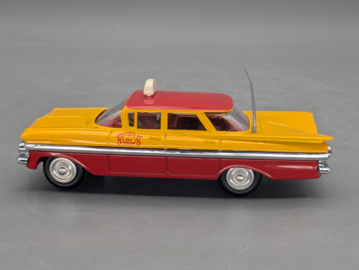 Modellautos 1:43 Corgi Toys 480 Chevrolet Taxi Cab Replikat Zertifikat OVP