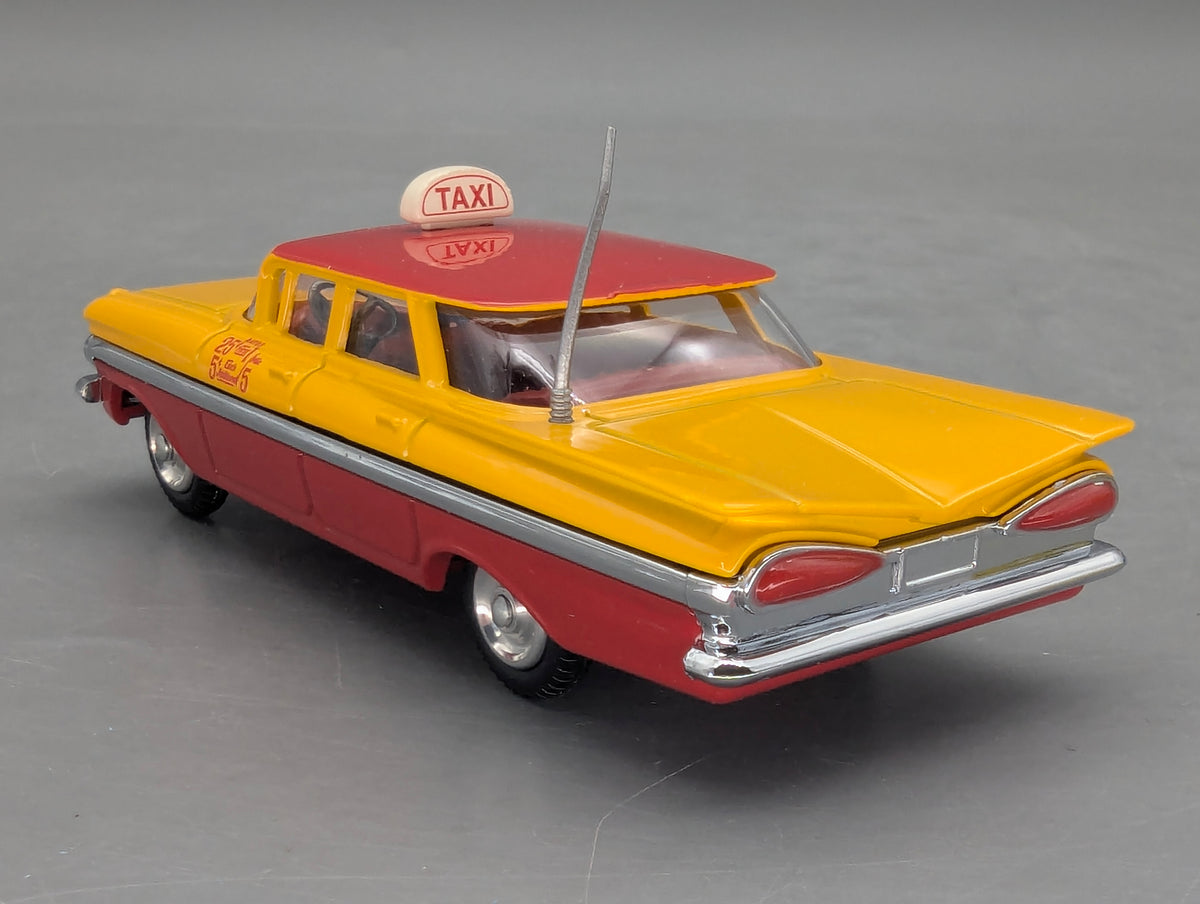 Modellautos 1:43 Corgi Toys 480 Chevrolet Taxi Cab Replikat Zertifikat OVP