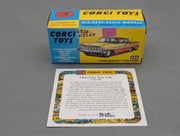Modellautos 1:43 Corgi Toys 480 Chevrolet Taxi Cab Replikat Zertifikat OVP