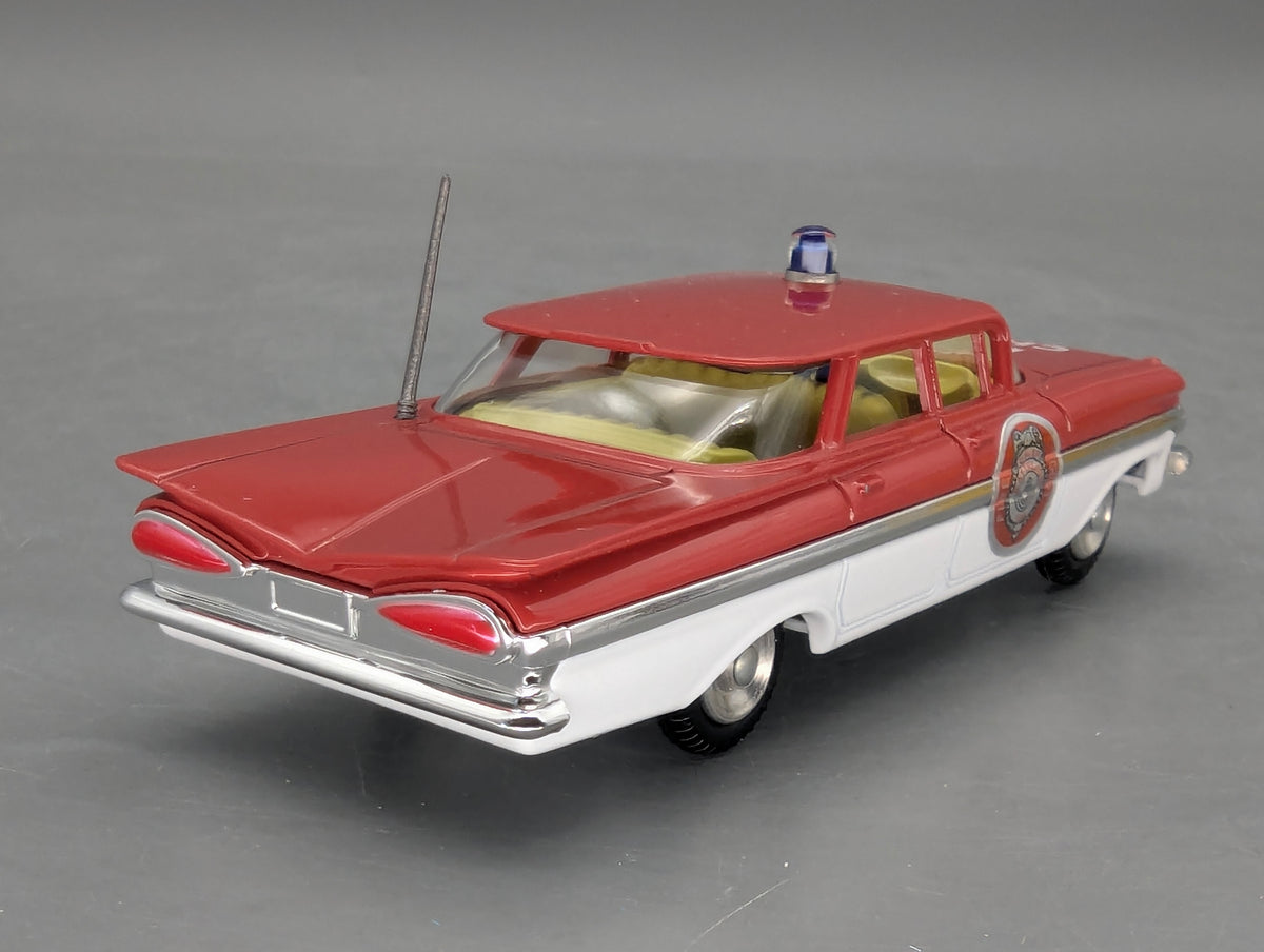 Modellautos 1:43 Corgi Toys Chevrolet Fire Chief Replikat Zertifikat OVP